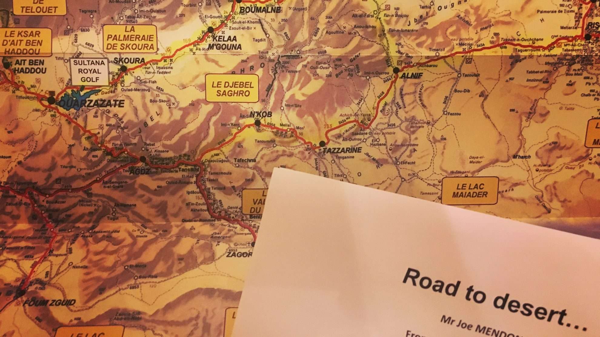 Road to Desert • Morocco