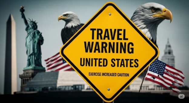 Travel warning for travel to the United States