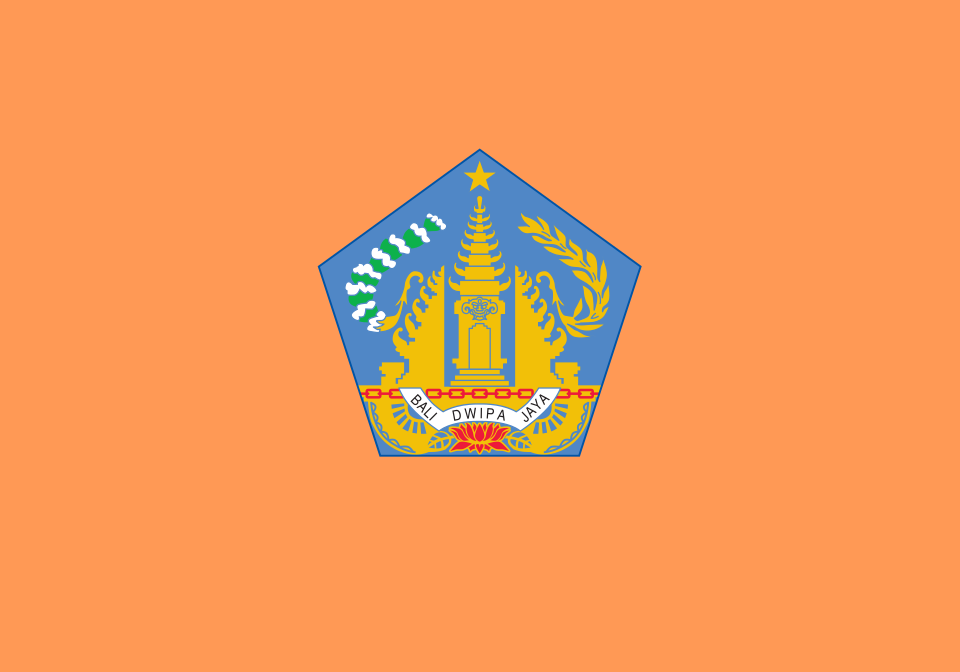 Flag of Bali Indonesia
