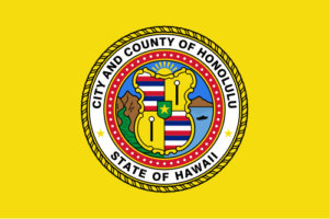 Flag of Honolulu Hawaii