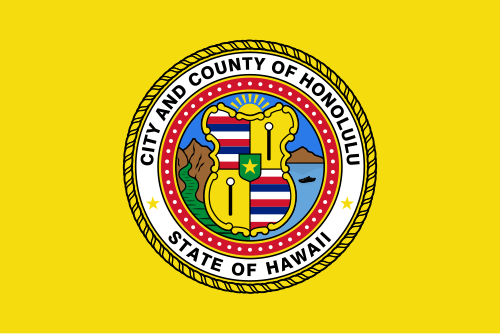 Flag of Honolulu Hawaii